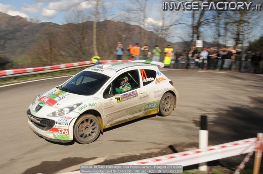 2008-04-19 Rally 1000 Miglia 1484 Perico-Carrara - Peugeot 207 S2000